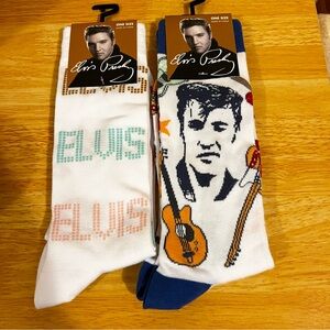Graphic Socks - Elvis Presley 2 pair One Size